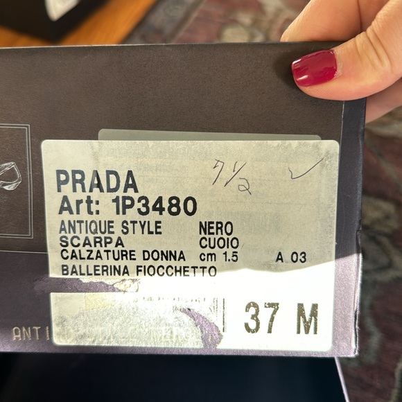 Prada black ballet flats - Picture 3 of 5